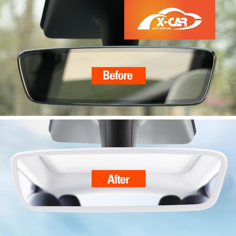 Tesla Model Y Juniper Screen Protector Rearview Mirror Frame Protection Silicone Cover 2025-Onwards - Image 5