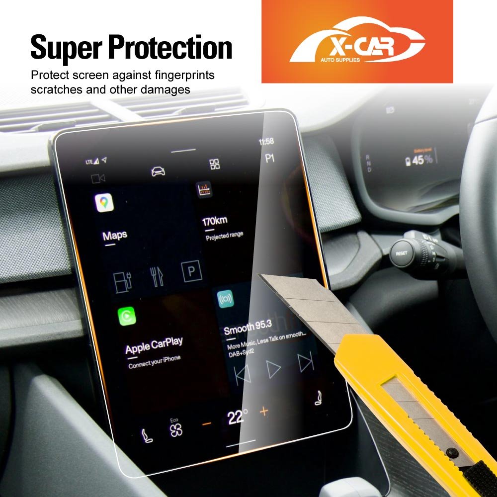 Polestar 2 2021-2025 Tempered Glass Dash Screen Center Console Screen Protector - Image 4