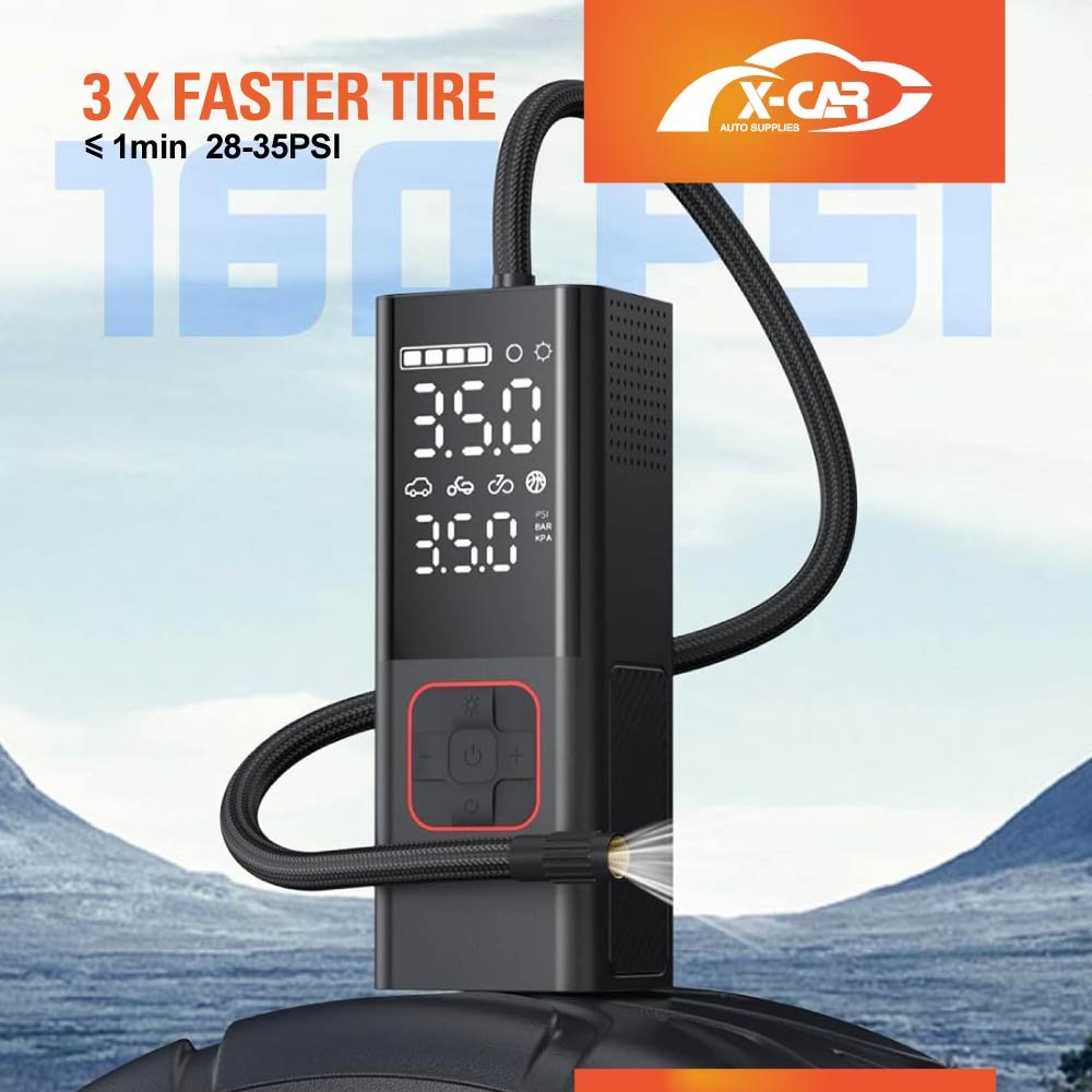 Hot Deal - Portable Air Compressor Pump with Digital Pressure Gauge Rechargeable (2024 Upgraded Version) - Image 5