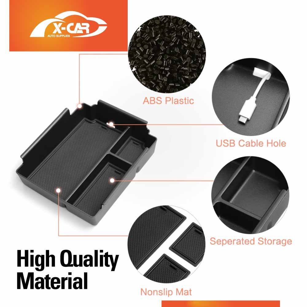 Center Console Organizer for BYD Shark 6 2024-Onwards Armrest Storage Tray Charging Mat Cup Holder Interior Accessories - Image 7