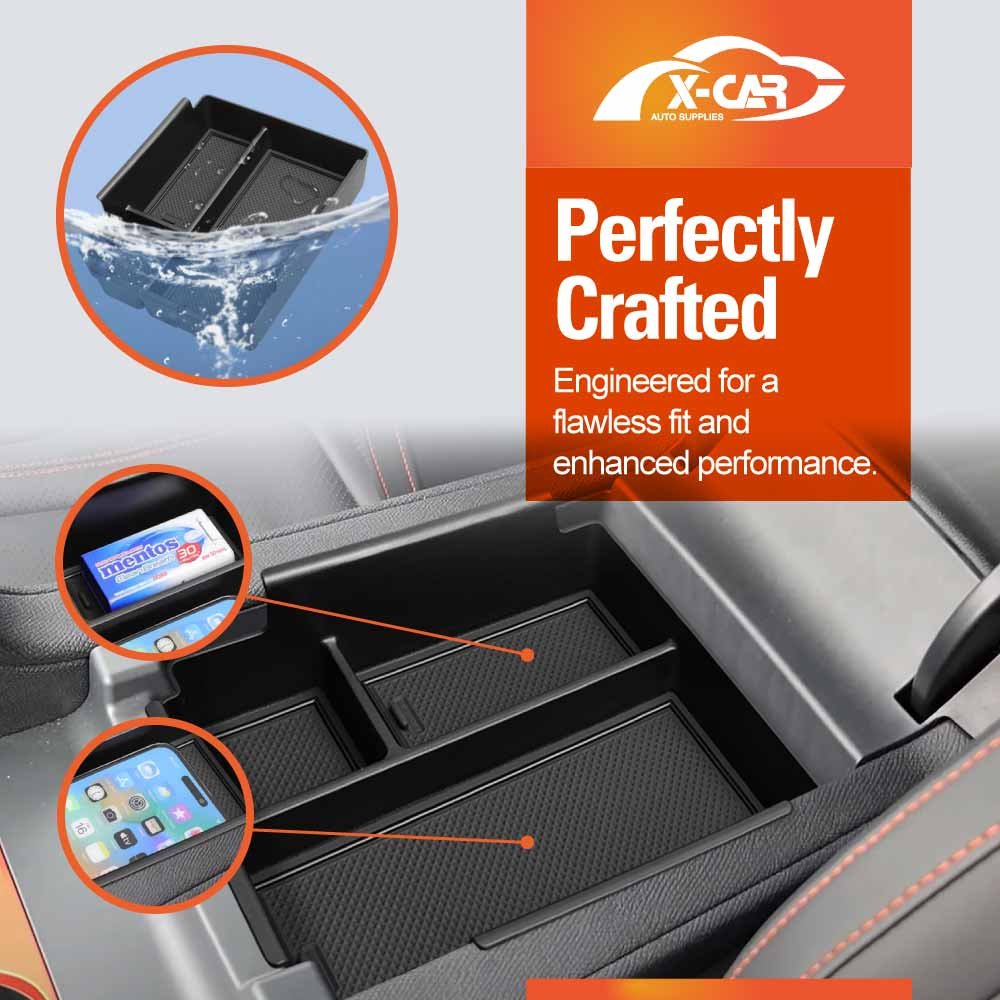 Center Console Organizer for BYD Shark 6 2024-Onwards Armrest Storage Tray Charging Mat Cup Holder Interior Accessories - Image 5