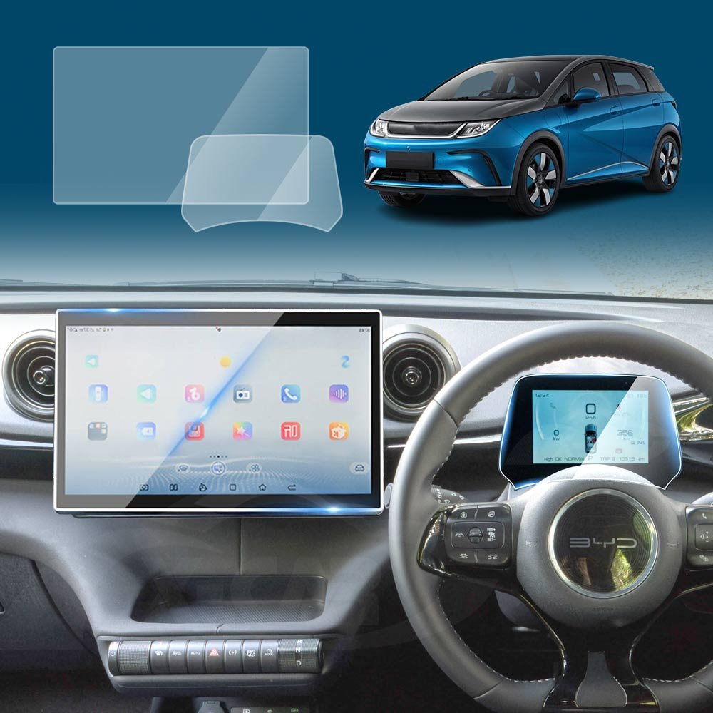 Screen Protector for BYD Dolphin 2023-2025 Tempered Glass Dash Center Console Accessories