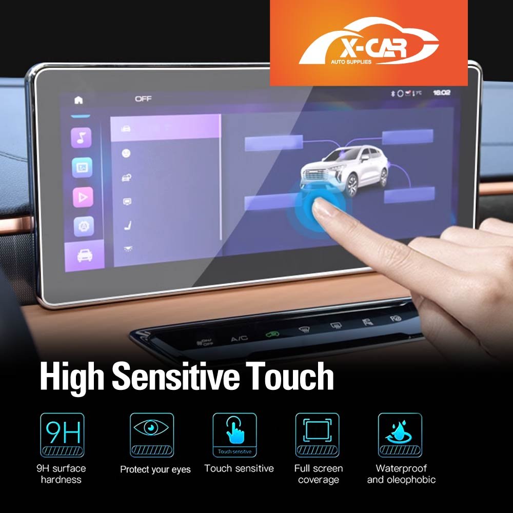 NEW Haval Jolion 2024-2025 Tempered Glass Dash Screen Center Console Screen Protector - Image 5
