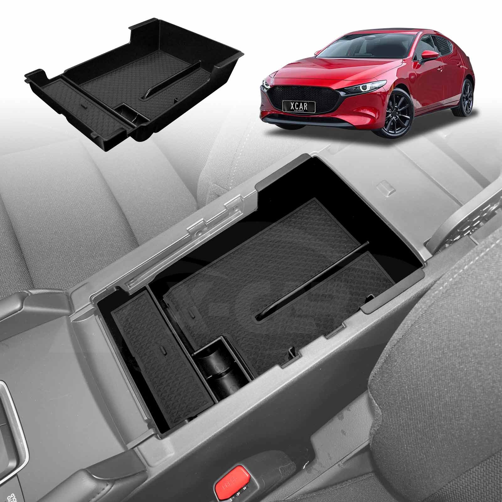 Glove Box Armrest Organizer Tray for Mazda 3 BP Series 2019-Onwards - Image 14