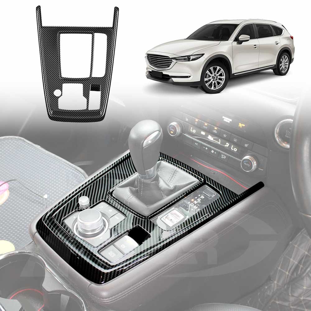 Gear Box Shifter Frame for Mazda CX-8 CX8 2018-2024 Carbon Fibre Style