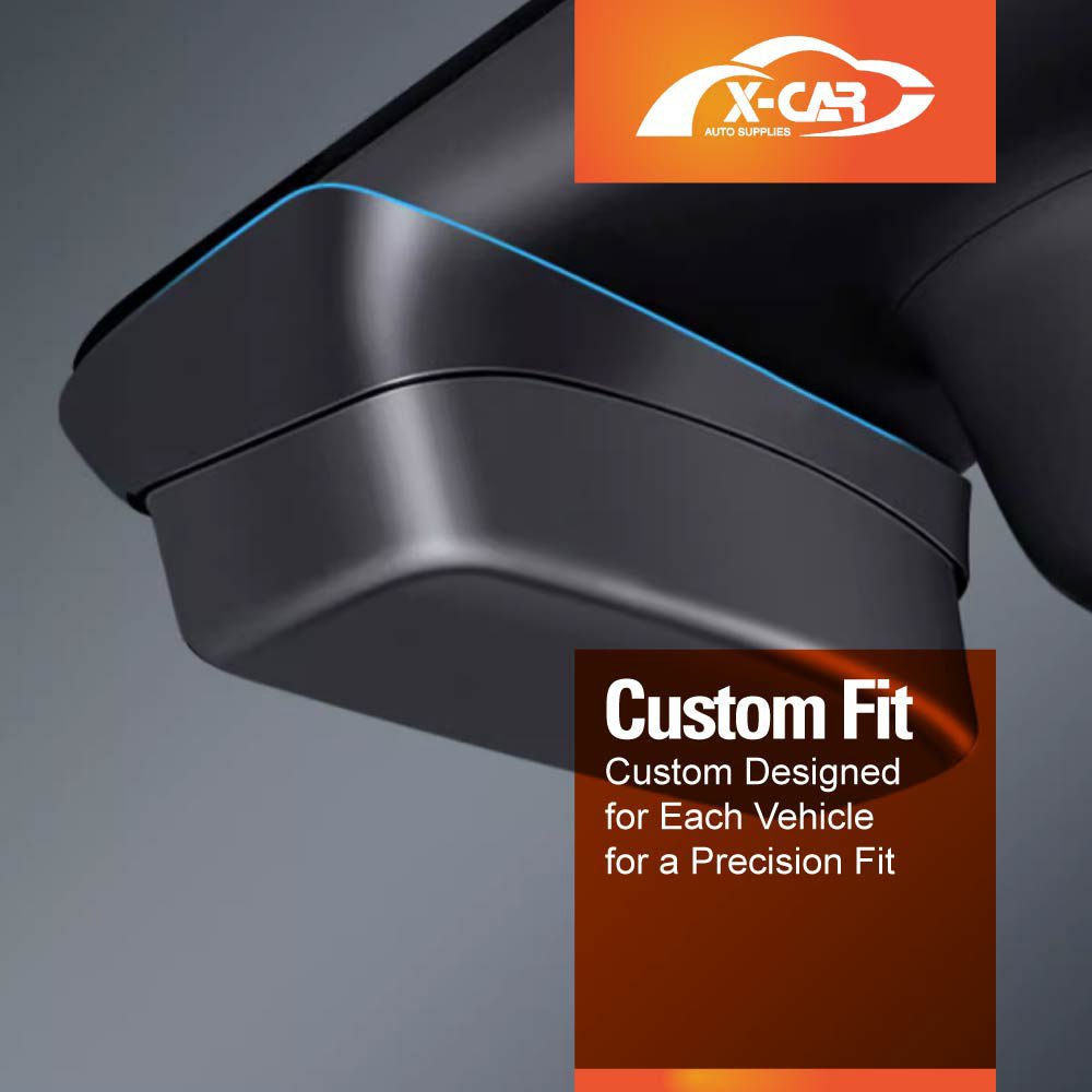 Tesla Model 3 Sun glasses Holder Car Glasses Case Box Flocking Lining Organizer - Image 2