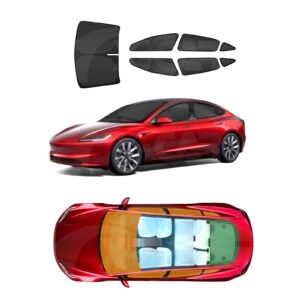 Tesla Model 3 Highland Window Sunshade Privacy Block Cover 2023-2025