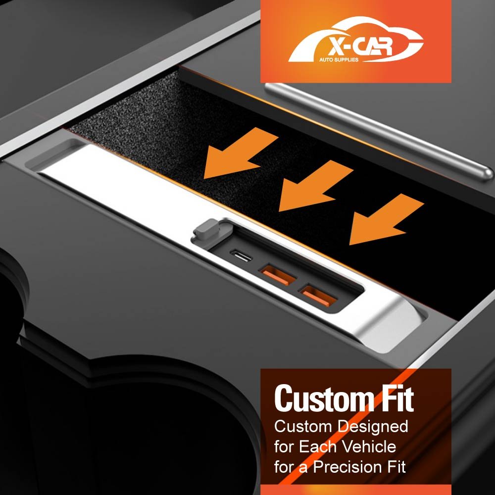 Tesla Model 3 Model Y USB Hub Type-C Fast Charging Adapter - Image 8