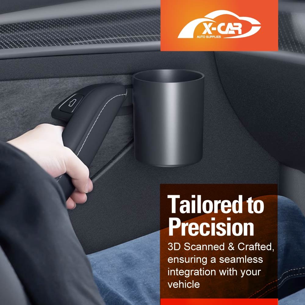 Interior Door Mount Car Cup Holder Rack for Tesla Model 3 Highland 2023-2025 Set of 2 - Image 7