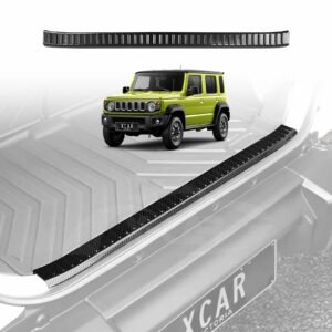 Rear Bumper Guard Trunk Protector Cover for Suzuki Jimny XL 5-Door 2023-Onwards Carbon Fiber Style Protection Accessories