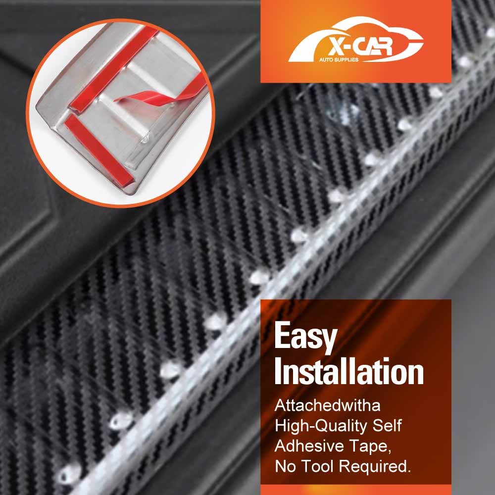 Rear Bumper Guard Trunk Protector Cover for Suzuki Jimny XL 5-Door 2023-Onwards Carbon Fiber Style Protection Accessories - Image 4