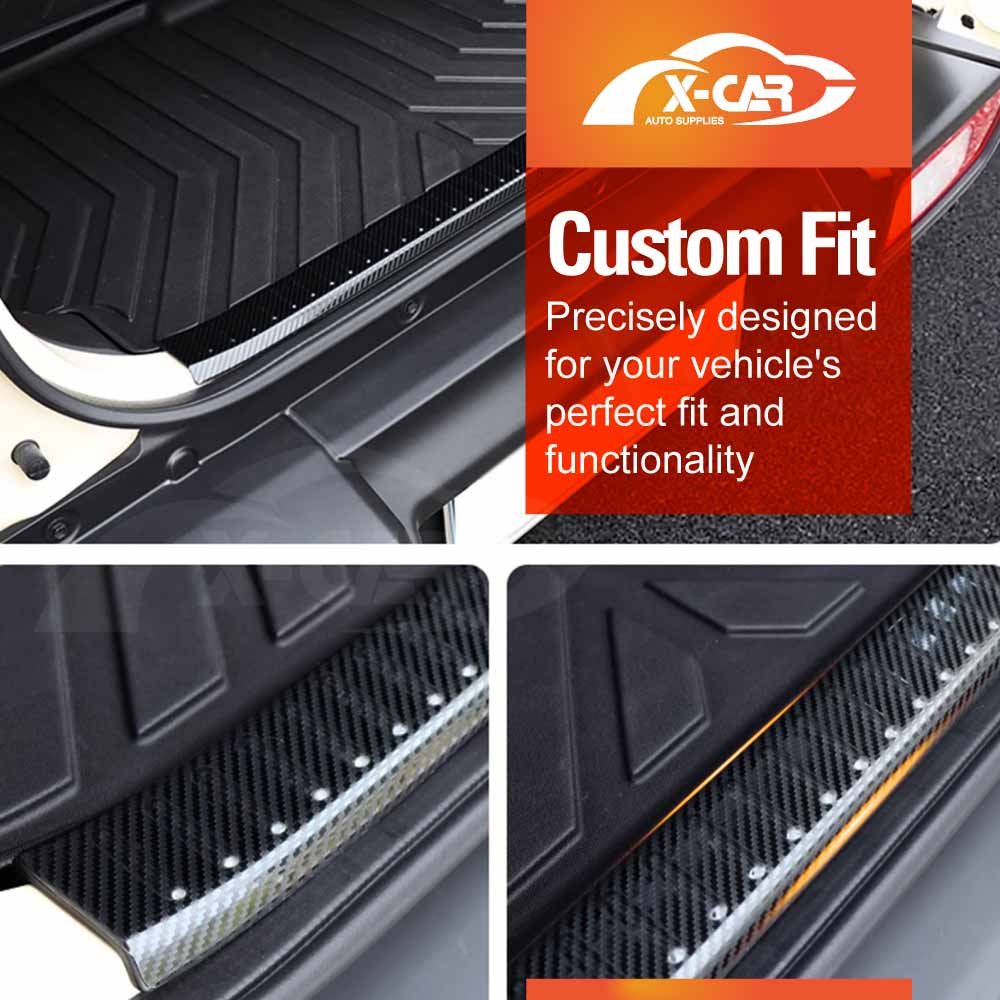 Rear Bumper Guard Trunk Protector Cover for Suzuki Jimny XL 5-Door 2023-Onwards Carbon Fiber Style Protection Accessories - Image 2