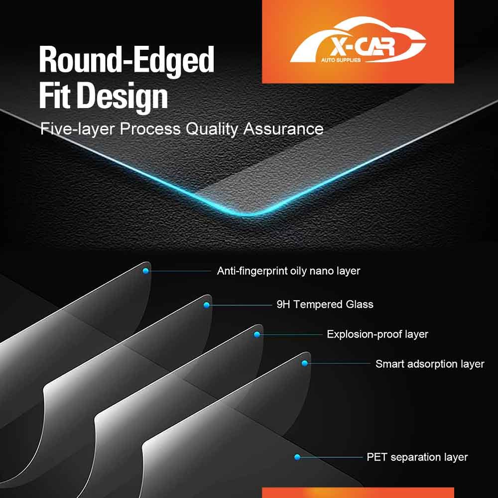 Polestar 2 2021-2025 Tempered Glass Dash Screen Center Console Screen Protector - Image 5