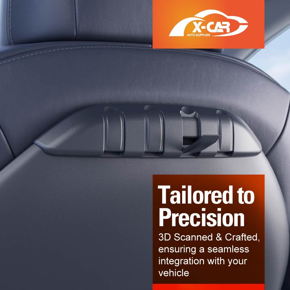 Front Seat Back Holder Car Headrest Hooks for Tesla Model Y 2021-2025 Set of 2 - Image 6